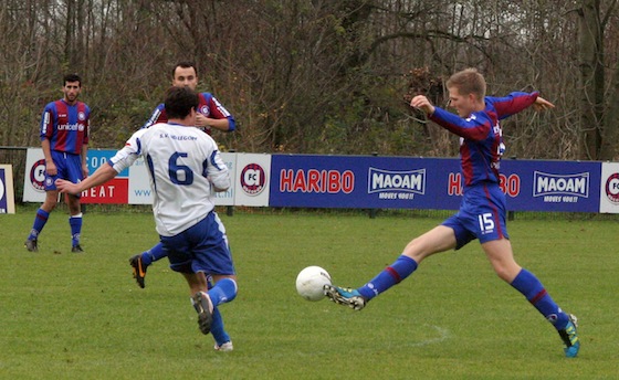 Niek Remijn zorgde voor de enige treffer