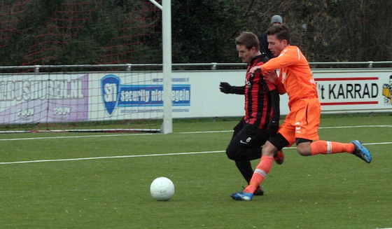 Coen kromhout in duel met Kevin van Baarlen