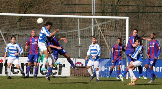 Hectiek voor de goal van Abcoude