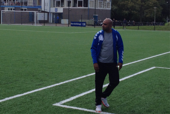 Raoul Fatehmahomed zag zijn vernieuwd Blauw Wit weinig creëren tegen ZSGO/WMS.