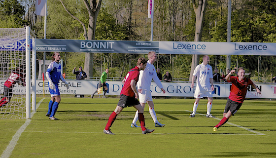 Vorig seizoen werd AFC op eigen veld kampioen tegen HBS (4-4). Dit seizoen valt de landskampioen tegen.