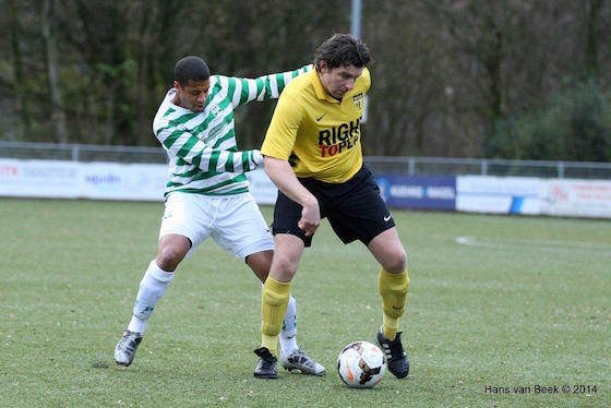 Mark van den Hoek (r) scoorde voor de derde week op rij