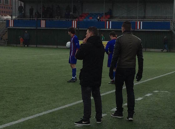Wilfred den Breejen ziet zijn ploeg in de slotfase de winst grijpen