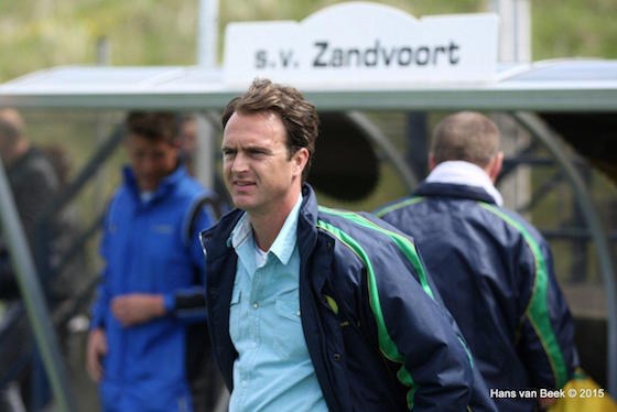 Amsterdammer en trainer van Zandvoort Laurens ten Heuvel gaat naar de finale van de nacompetitie