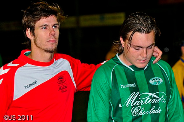 Foto Jos Spitteler | Tim Steij in 2011 na gemiste penalty tegen ODIN '59