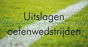 Uitslagen oefenwedstrijden