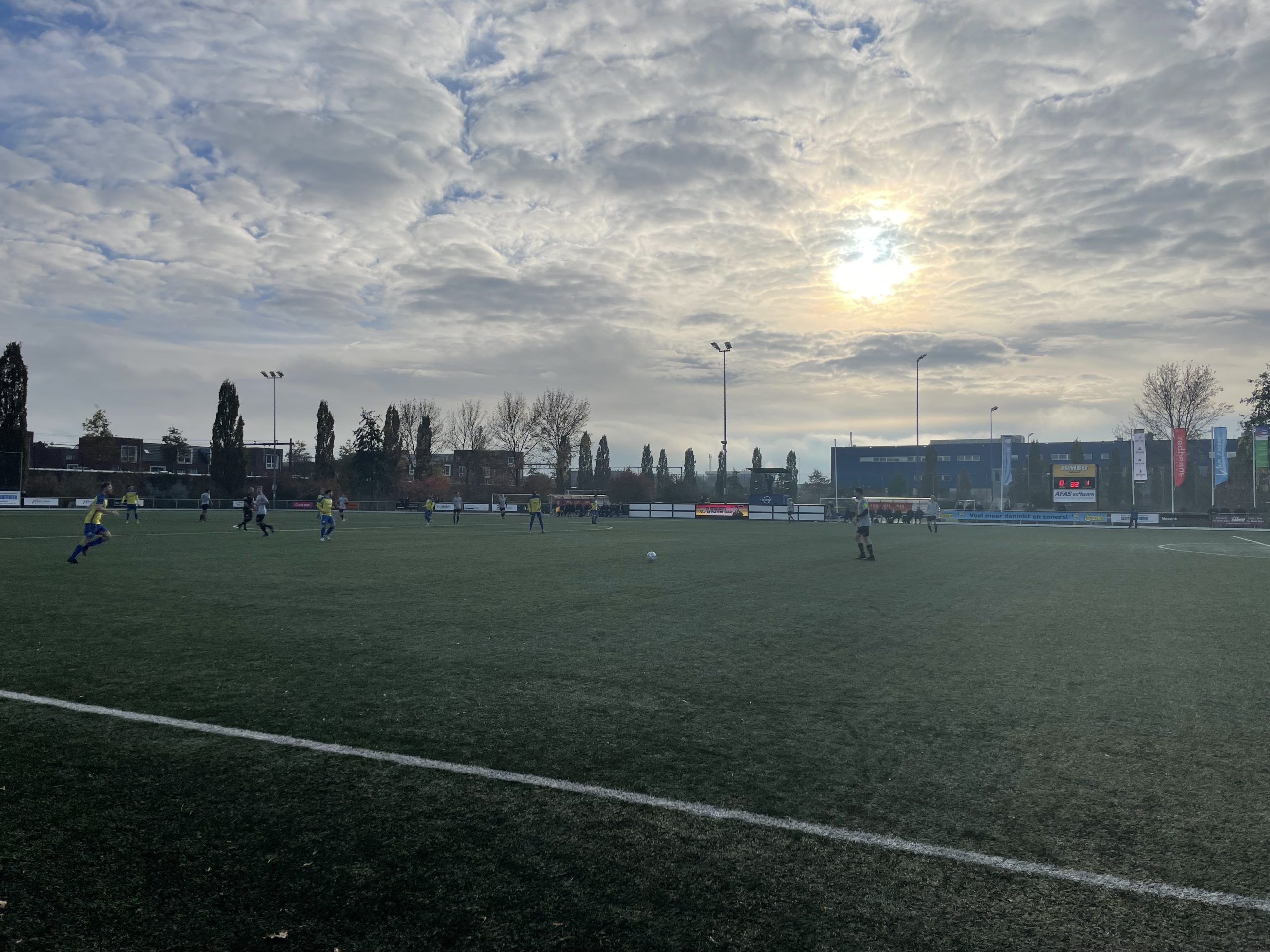 Nipte zege voor Sporting Martinus in Hooglanderveen