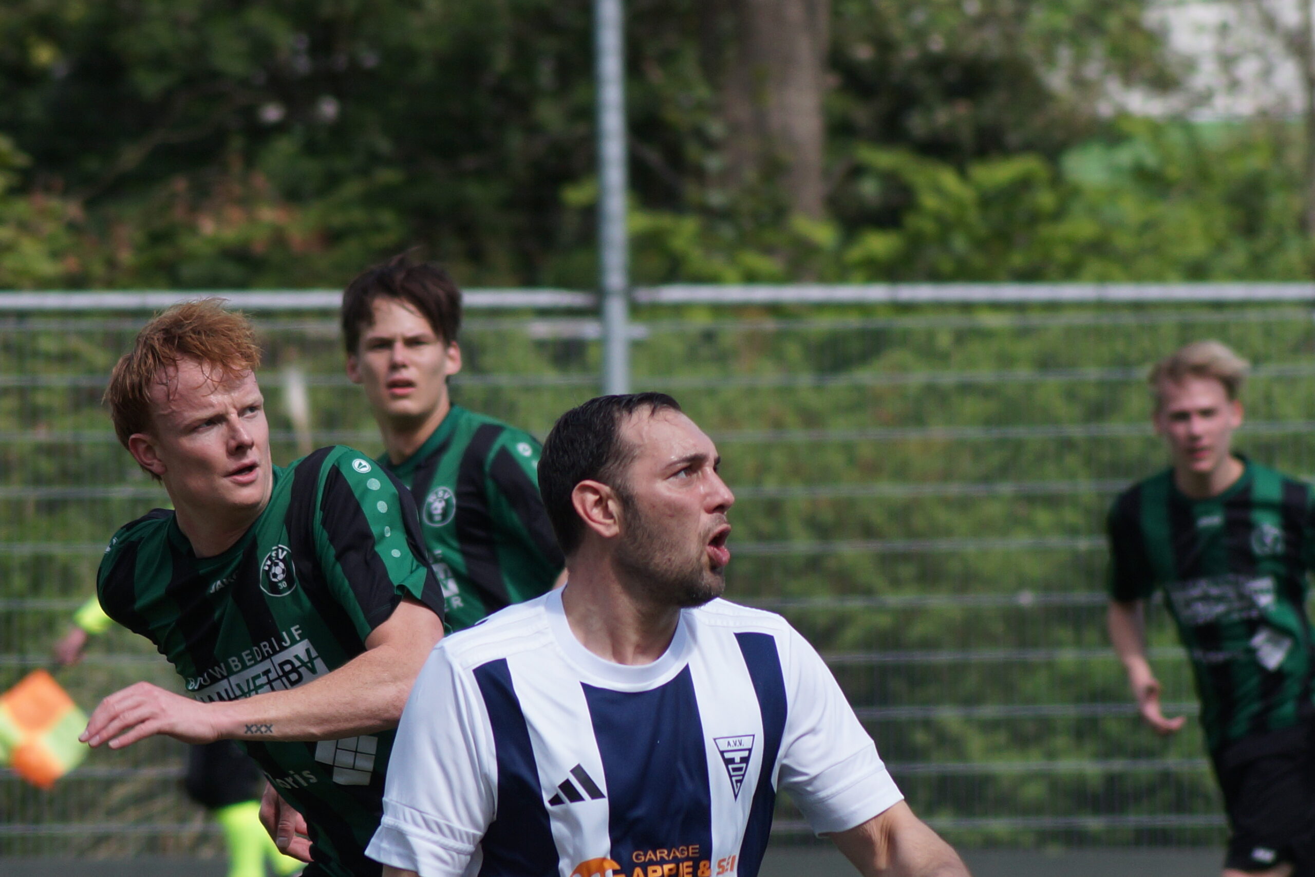 Sporting Martinus straft zwak Olympia Haarlem af voor rust, AGB overtuigend langs Avesteyn. Nautilus