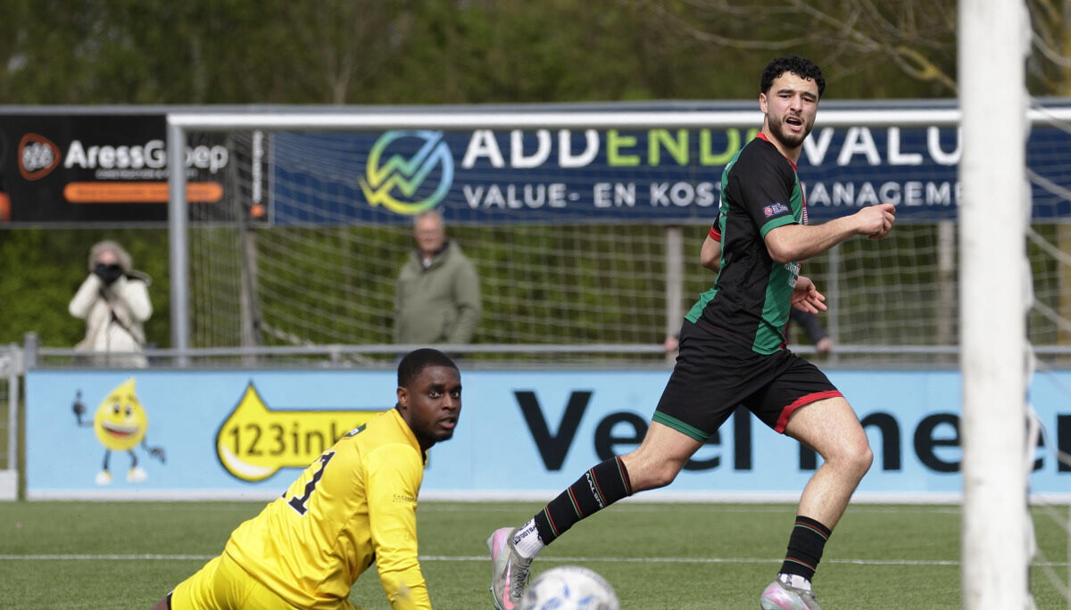 FC Aalsmeer niet beloond voor goed voetbal
