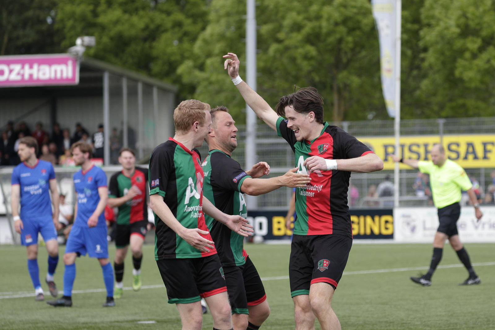 Koploper JOS verliest met 5-2 van FC Aalsmeer, Purmersteijn kan koppositie terugpakken