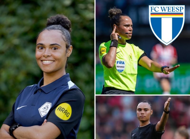 Marisca Overtoom geeft vrouwen bij FC Weesp duwtje in de rug: ‘Ontdek of fluiten iets voor jou is’